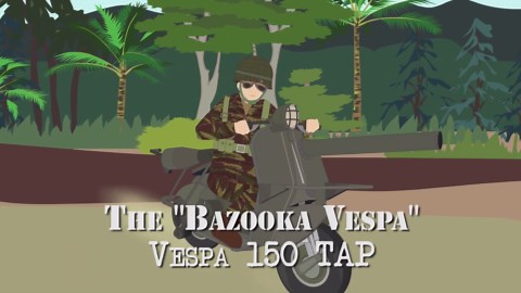 A Scooter… with a Rocket Launcher?