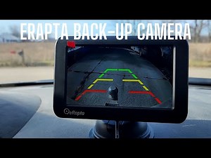 Easy to install and use the eRapta Backup Camera