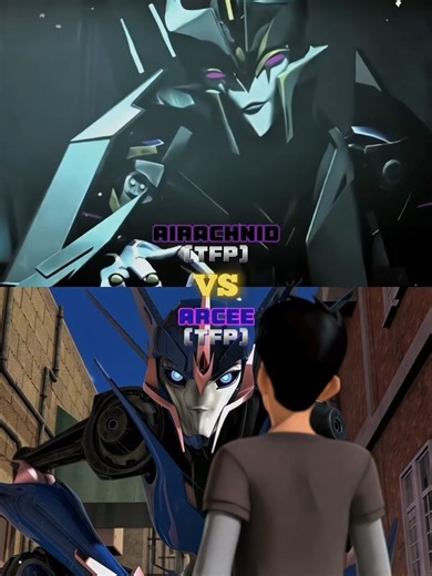 Airachnid(TFP) vs Arcee(TFP) #transformers#shorts