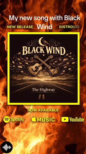 My new song with Black wind available now