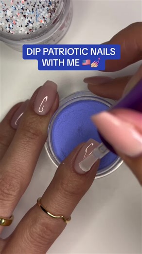 DIY Patriotic Nail Tutorial for Memorial Day 🇺🇸💅🏼