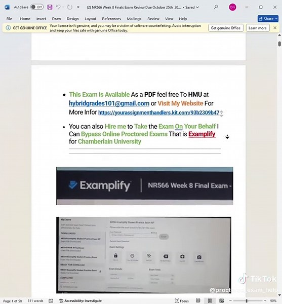 NR566 Week 8 Finals Exam Review Due October 25th 2025 Complete Questions 1-100 Actual Exam Examplify Online Proctored Exam NR566Advanced Pharmacology For Care Of The Family Questions and Answers 🎓Need This #Exam_Help #Studyguide Or ✍ #Need_Writing_Help? 🎓We've Got You Covered….! 🌟 Welcome to 📚 Your Assignment Handlers, 🎓Unlock Your Academic Success! 🌟 Visit My Website🌟Click... ✅ [