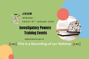 Webinar Recording - Investigatory Powers Training Events - 16.01.26