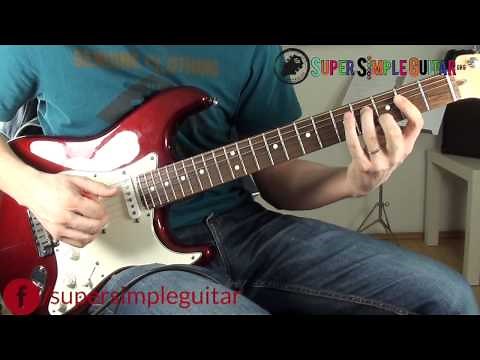 Kid Rock First Kiss guitar lesson Tutorial How to play