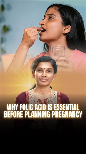 Dr Asvatha Chinnarajalu | Why Folic Acid Is Essential Before Planning Pregnancy? . . . . . [Planning for pregnancy, tablet for baby's life saving, folic acid before... | Instagram