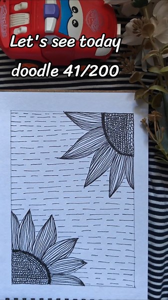 Doodle 41/200 Easy doodle art # #trending #drawing #doodleart #shortsviral #trending #doodle #art