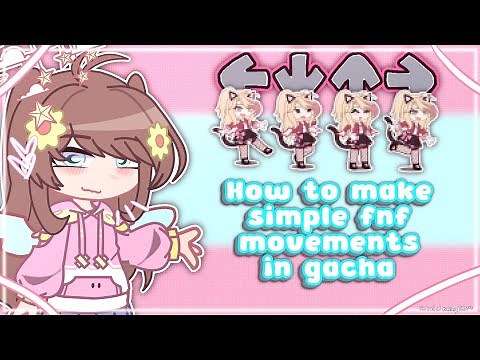 // 🌸How to make ~Simple~ Fnf movements in Gacha Club!🌸 // Requested by: ‪@Itsharu_official‬ ! //