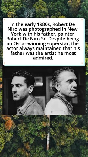 Robert De Niro and His Father: New York, 1980s 🎨