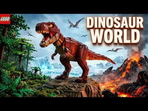 The Dinosaur World in LEGO | Prehistoric Life & Migration