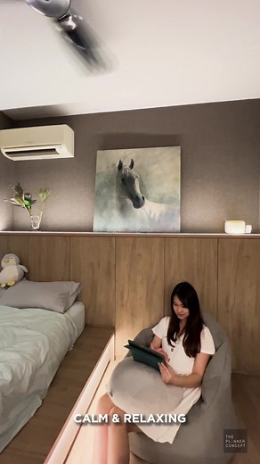 Stylish and Functional Platform Bedroom Design in HDB 5-Room Resale Flat Woodlands