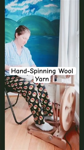 Hand-Spinning Merino Wool Yarn 🧶