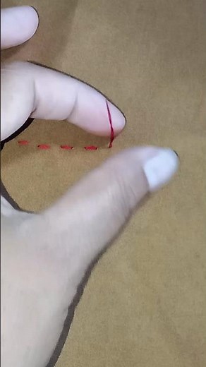 Easy and strong knot for connecting threads #sewingtutorial #sewinghome#sewingtrick#easysewing