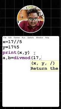 Floor Division (//) vs Modulus (%) in Python | Python Operators Explained #shorts