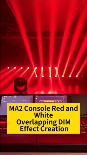 hufei on Instagram: "MA2 Console Red and White Overlapping DIM Effect Creation🔥🔥 #MA2Console#LightingTutorial#LightingProgramming#LightingControlTips#MovingHeadLightControl#ConsolaMA2Iluminación#TutorialMA2Programación#EfectosMA2Utiles"