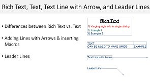 Text and Arrow Tools
