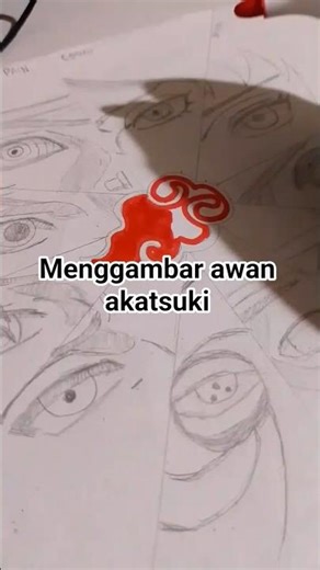 Akatsuki #anime #animedrawing #drawingtutorial #fyp #akatsuki #naruto #trendingshorts #shorts