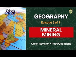 Geography | Ep.3| Mineral Mining | Quick Revision + Question & Answers