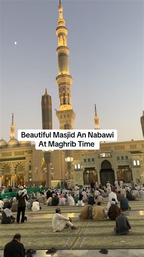 1.7K views · 435 reactions | The Beautiful Masjid An Nabawi at Maghrib time  #masjidnabawi #masjidnabawimadinah #madinah #saudiarabia #welcomesaudi | Welcome Saudi | Facebook