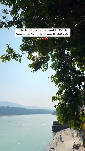 2.9K views · 47 reactions | Life Is Short, So Spend It With Someone Who Is From Rishikesh❤️ #HelloRishikesh #rishikesh #yogainrishikesh #rishikeshreels #reelitfeelit #reels #explorerishikesh #trendingreels #incredibleindia (Hello Rishikesh, Rishikesh tourism, Ganga Aarti, Lakshman Jhula, Ram Jhula, river rafting, yoga retreats, meditation centers, Triveni Ghat, camping, Himalayan views, ashrams, spiritual tourism, trekking trails, Uttarakhand tourism) | Hello rishikesh | Facebook