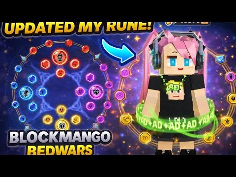 I Upgraded My Runes 😳💥 | Blockman Go Bedwars OP Gameplay 🔥