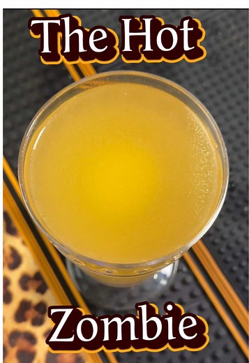 you’ve heard of a Zombie but have you ever heard of a Hot Zombie? Hailing from the 1940’s when everyone was trying to copy DTB, the Ronrico Rum company came up with a Zombie that was NO WHERE near DTB reicpe. In fact, it’s almost the exact opposite but yet surprisingly it works out well. - 1 oz pineapple juice - 2 oz gold PR rum - 1/2 oz passion fruit syrup - 1/2 oz lime - 1 tsp brown sugar - Pat of butter - 4 oz Hot Water #zombie #halloween #cocktails #vintage #tiki @Bacardi