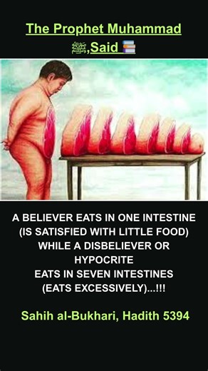 Eat Less, Live Better | Powerful Hadith on Overeating