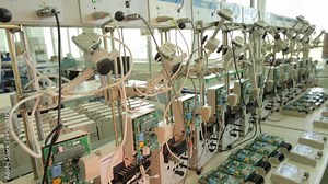 Measuring instrument plant for the production of measuring instruments