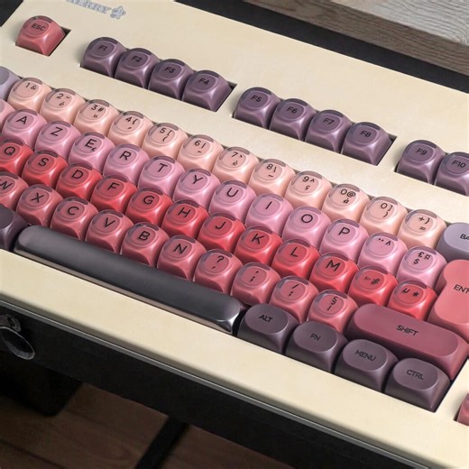 Retro PBT Keycap Set, Custom Anime Artisan Keycaps - Etsy