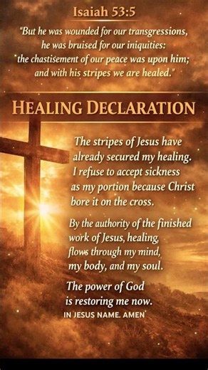 Healing Is Already Yours — Declare This Now — Speak This Healing Declaration #affirmations #shorts