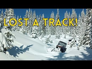 How to get your tracked ATV out after losing a track