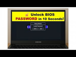 How to Remove or Reset Samsung Laptop BIOS Password in 10 Seconds | 100% Working (HCT Tech)