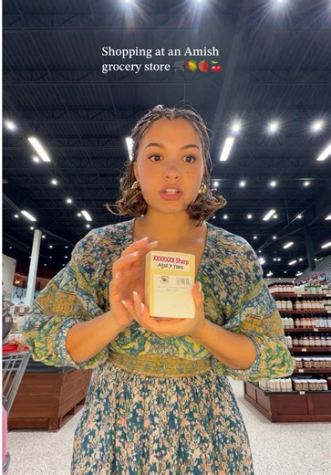 In my homemaking healing gyal era 🫶🏽✨ Took a trip back to upstate NY and brought Genna to one of my favorite stores growing up — a little Amish & Mennonite-owned market tucked away with the best jellies, jams, and home goods. I grew up around a lot of Mennonites and honestly, the older I get, the more I admire the slow living, the healthy sourcing, the reverence for simplicity. This was such a sweet little full-circle moment 💛🍓 #SimpleLiving #FaithFilledLiving #HomemakingEra #momsoftiktok #h