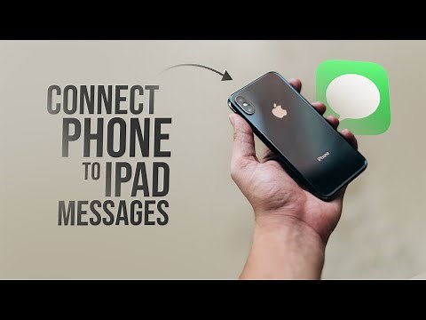 How to Connect your Phone to your iPad Messages (tutorial)