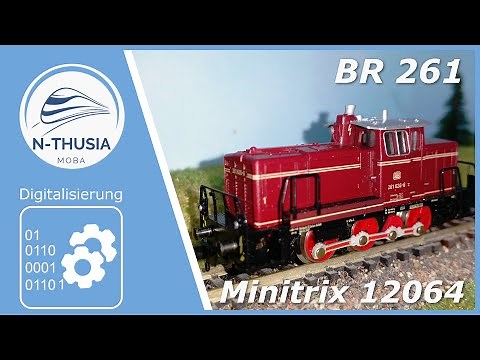 Digitalisierung – BR 261 Dieselrangierlok (V 60) | Schreibtisch Modellbahn Spur N