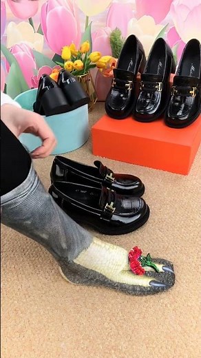 British Style Platform Loafers | Chunky Heel Comfort & Trendy Shoes #shortsfeed
