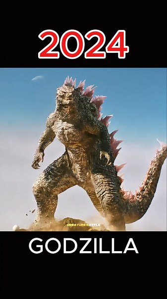Evolution of Godzilla (1954 - 2024)