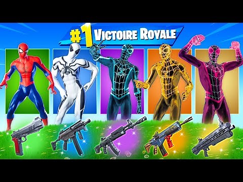 RANDOM SPIDER-MAN CHALLENGE! FORTNITE Battle Royale Challenge