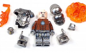 乐高钢铁侠马克1型装甲非官方人仔