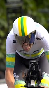 🇦🇺 Hamish McKenzie said it best, who thought putting a cobbled climb at the end of the time trial course was a good idea?!? 🥵 | SBS Sport