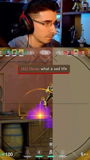 What a sad life... 💀 Top Radiant - valorant gameplay live highlights clips shorts ace edit