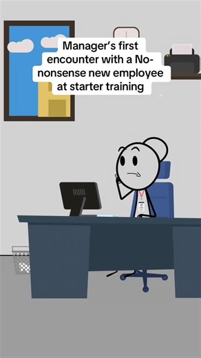 Jack Animations (@jack.animations) - Manager Meets No-Nonsense New Employee: An Animation