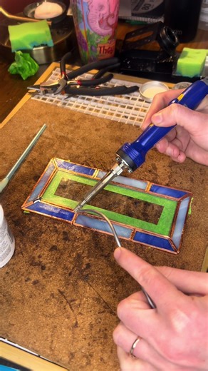 Handmade Stained Glass Photo Booth Frame Tutorial