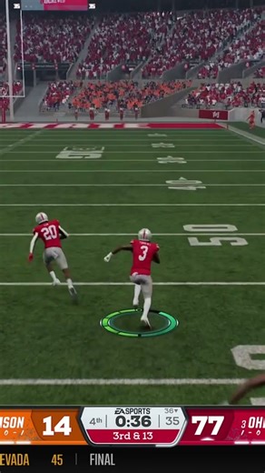 Big return INT with #3!