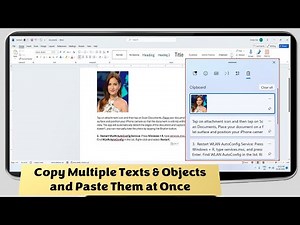 How to Copy Multiple Texts & Objects and Paste Them at Once