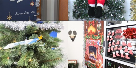 RST takes on holiday door decorating contest