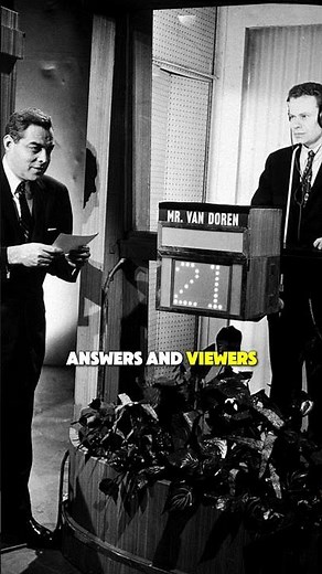 The Quiz Show Scandal: TV’s First Big Lie