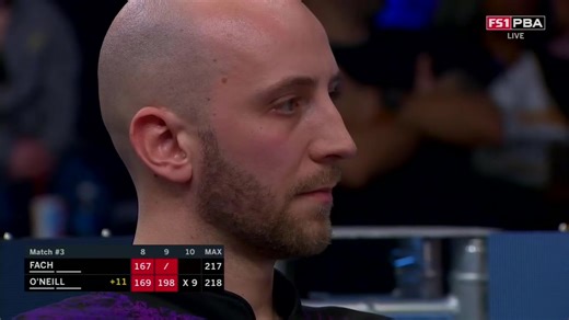 Bill O'Neill gives Graham Fach new life. 📺 FS1 | FOX Sports app | Professional Bowlers Association (PBA)