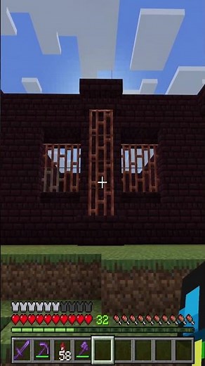 Minecraft Nether Brick And Copper Bars Nether Wart Farm Update 2 #mc #minecraft #multiplayer #shorts