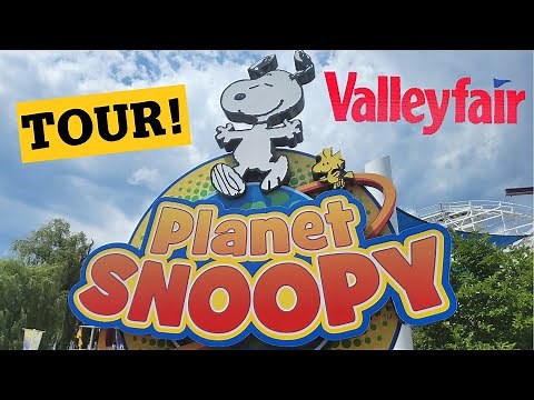 Tour of Valleyfair Planet Snoopy
