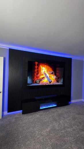 12K views · 58 reactions | ✨ Transform your wall — transform your space! Discover premium TV wall panels, shelves, and lighting designs that redefine modern living.  Explore our collection:  https://tvmountla.com/store/?v=84de8e2b14bb #TVmountLA #CustomTVWall #InteriorDesign #HomeUpgrade #LosAngelesHomes | Mounting | Facebook